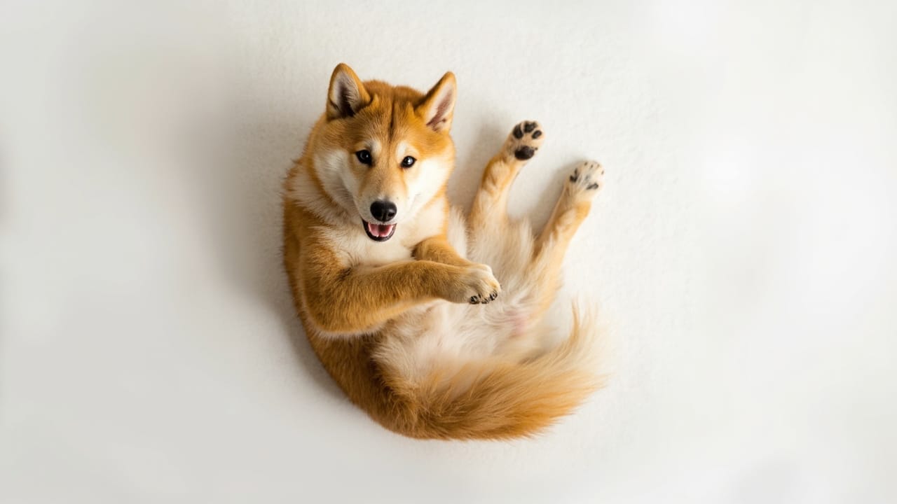 Shiba Inu, der halter eller holder et ben oppe: Årsager og hvad du skal gøre