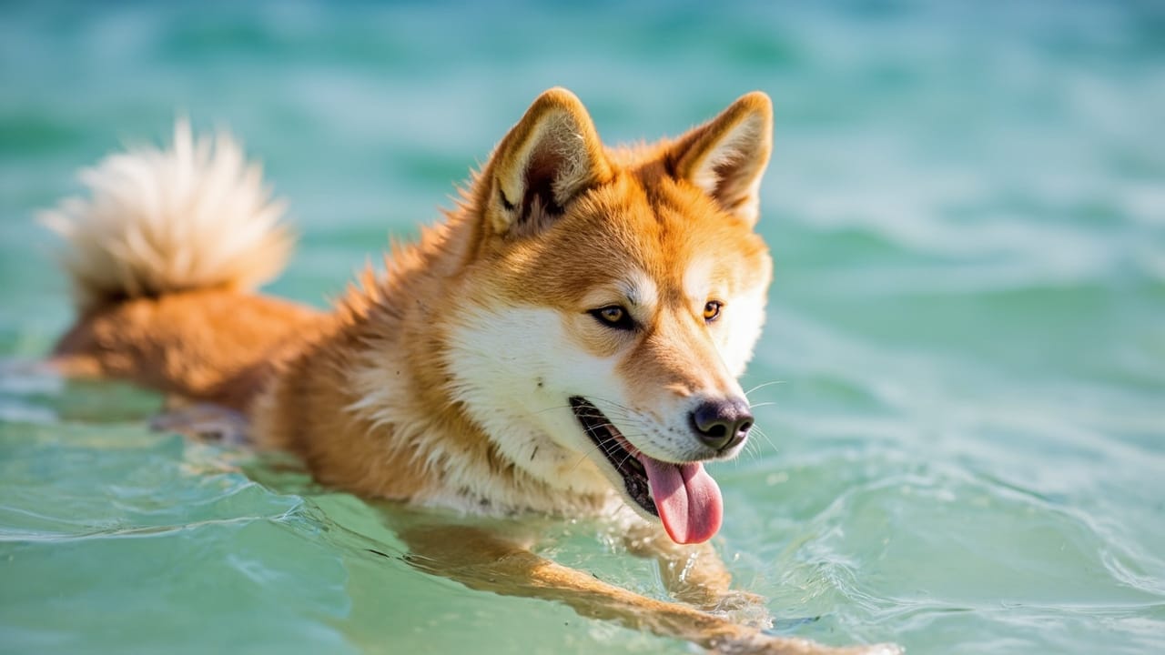 Kan Shiba Inu svømme, og kan de lide vand? (Ærlig guide)