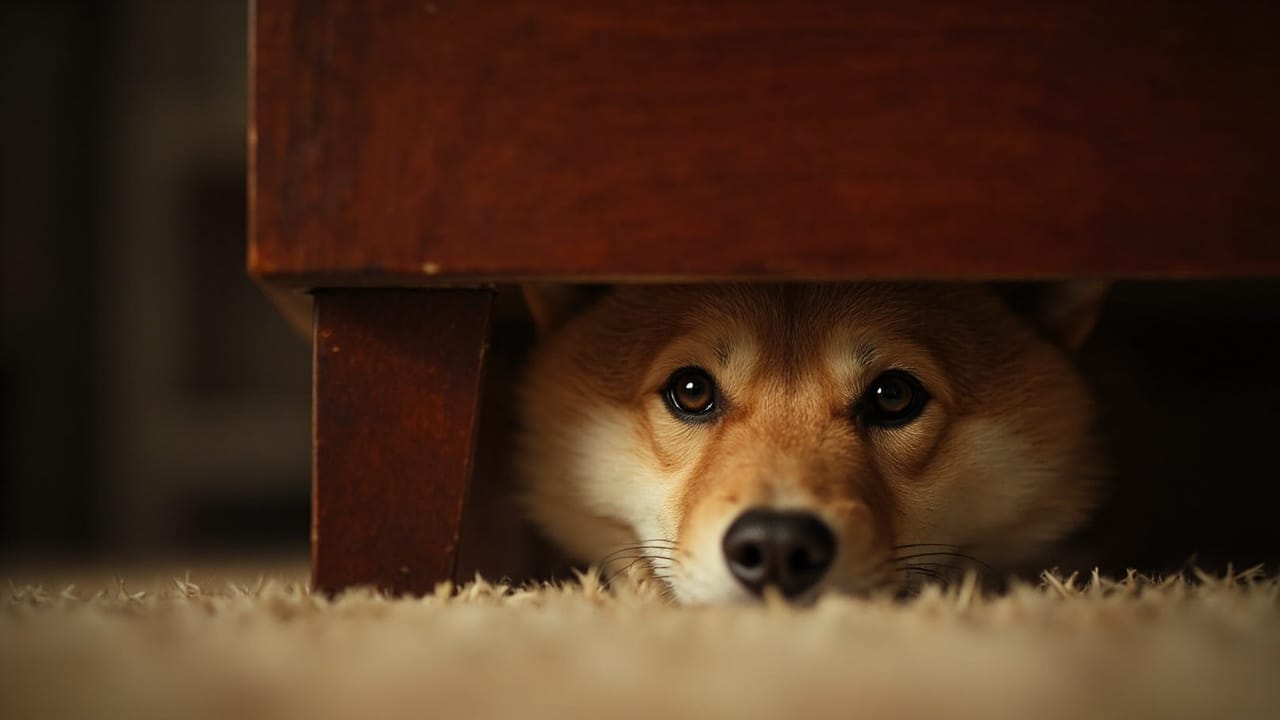 Hvorfor gemmer min Shiba Inu sig under møbler? 7 reelle grunde